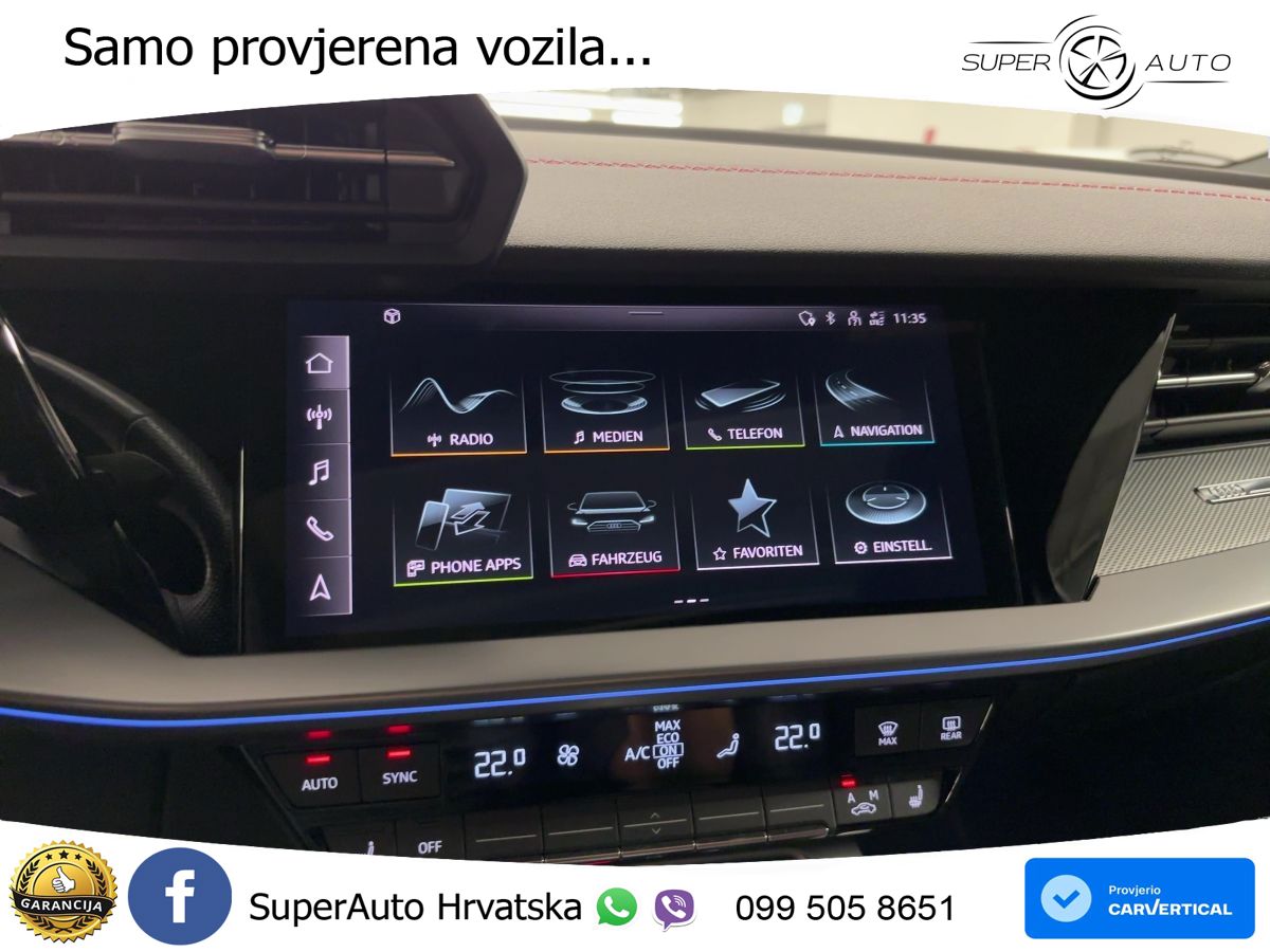 Audi A3 35 TDI (150 KS) S tronic S line LED+GR SJED+ACC