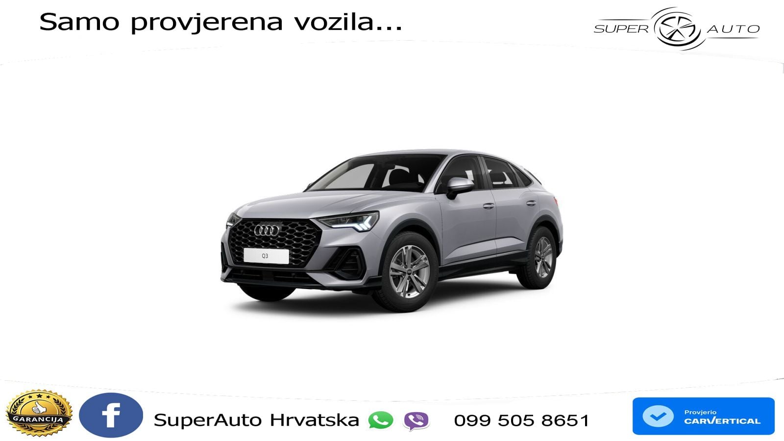 Audi Q3 Sportback 35 TDI (150 KS) S tronic LED+GR SJED+ACC