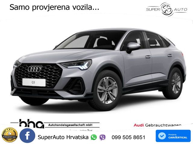 Audi Q3 Sportback 35 TDI (150 KS) S tronic LED+GR SJED+ACC