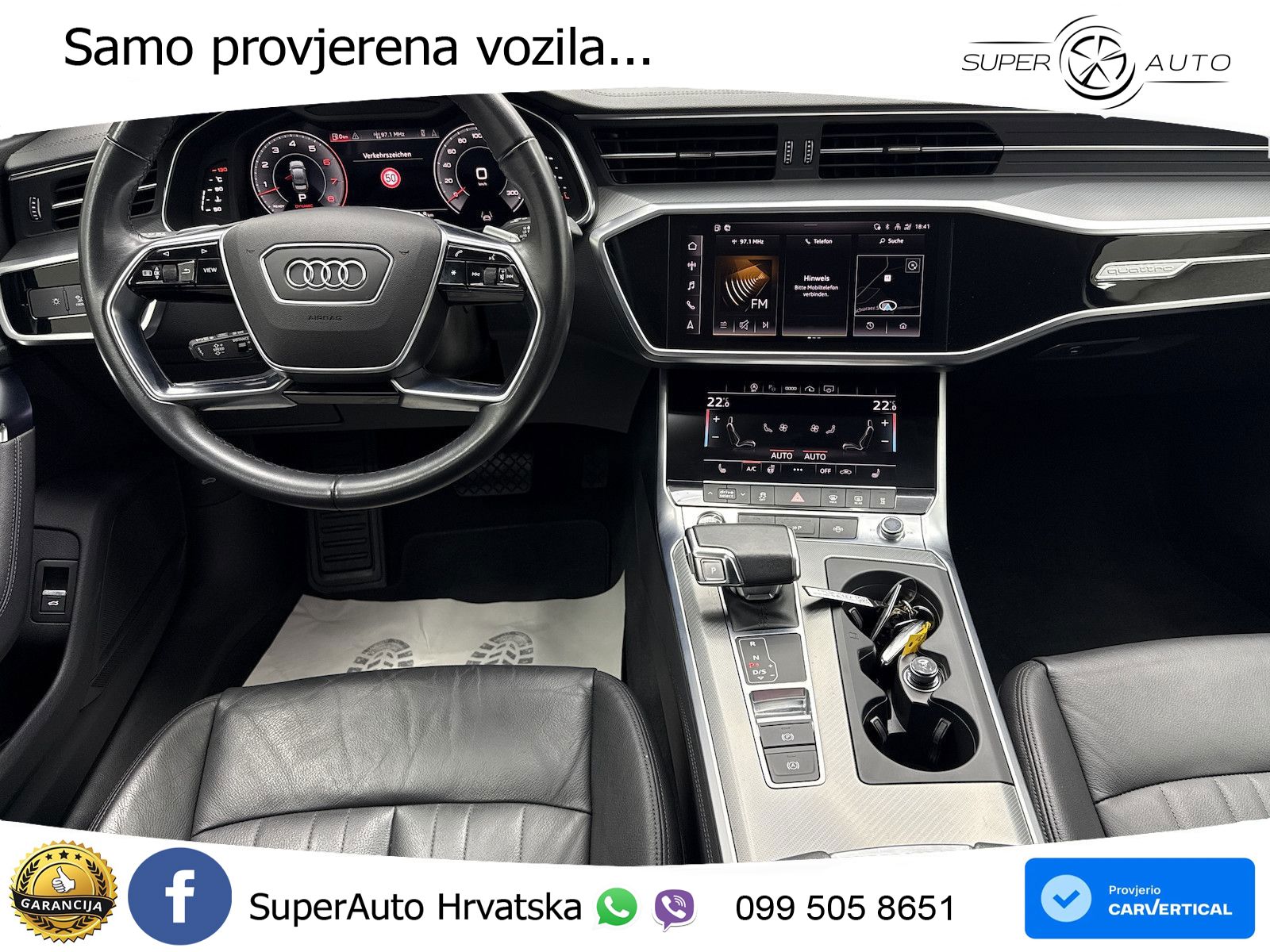 Audi A6 55 TFSI V6 (340 KS) quattro S tronic MATRIX+GR SJED+KAM