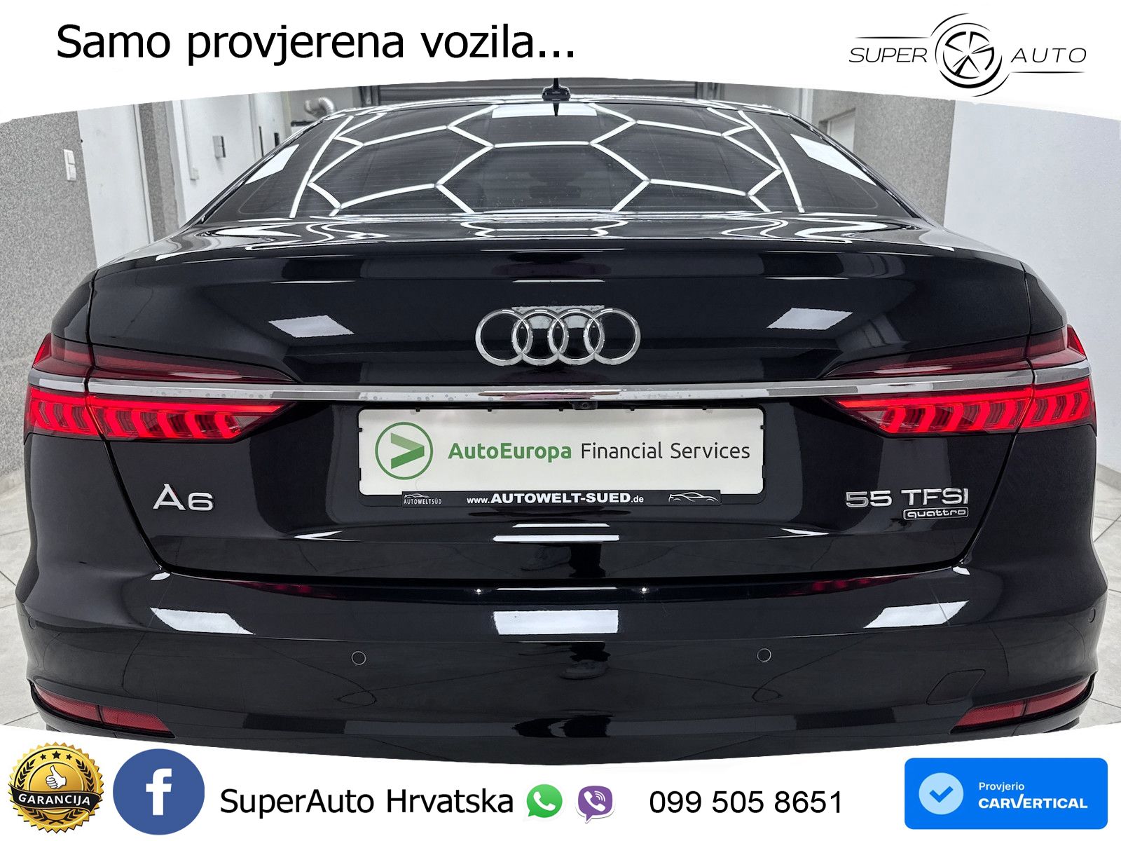 Audi A6 55 TFSI V6 (340 KS) quattro S tronic MATRIX+GR SJED+KAM