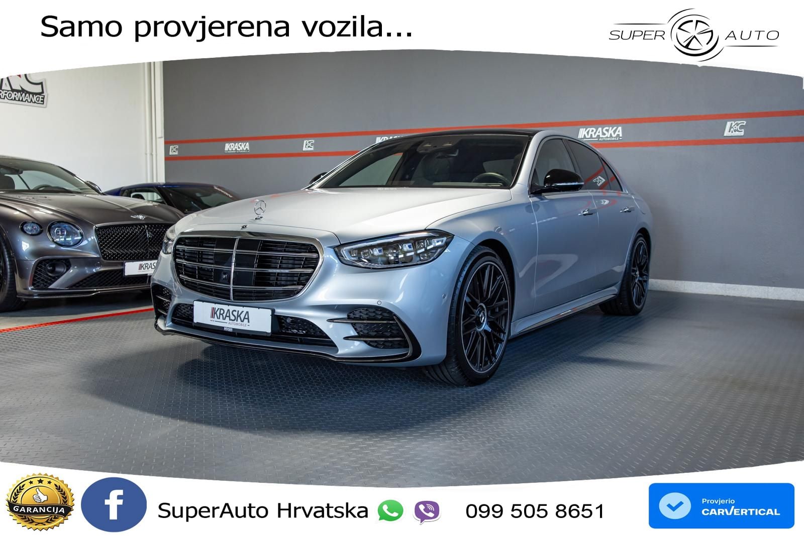 Mercedes S 450e (408 KS) 9G-TRONIC AMG LED+GR SJED+ACC