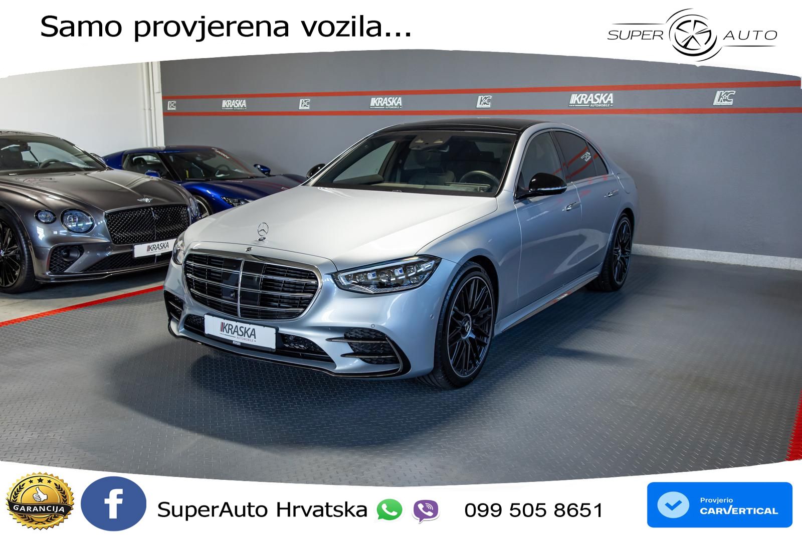 Mercedes S 450e (408 KS) 9G-TRONIC AMG LED+GR SJED+ACC