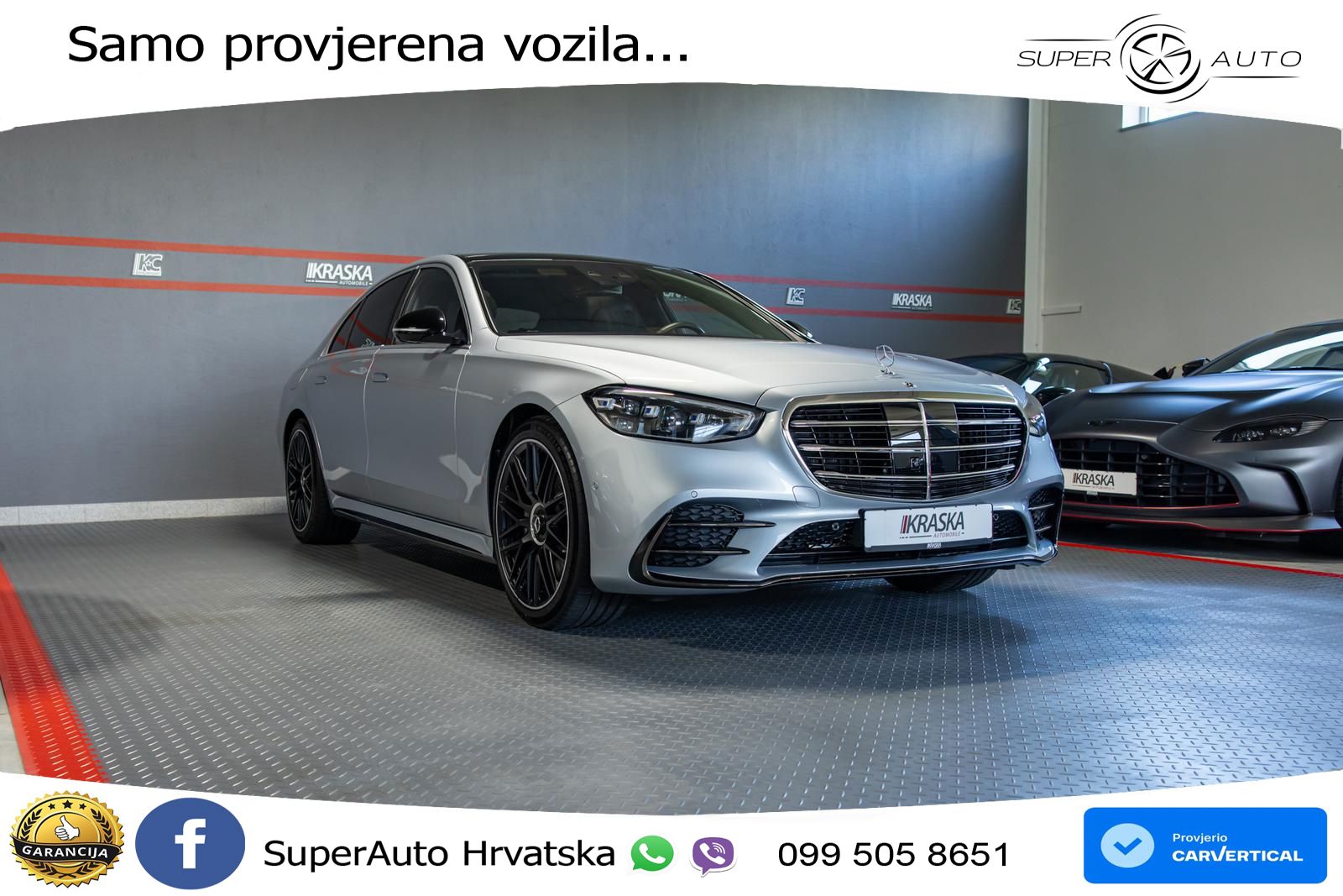 Mercedes S 450e (408 KS) 9G-TRONIC AMG LED+GR SJED+ACC
