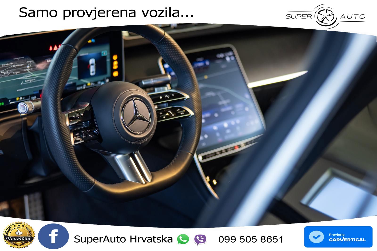 Mercedes S 450e (408 KS) 9G-TRONIC AMG LED+GR SJED+ACC
