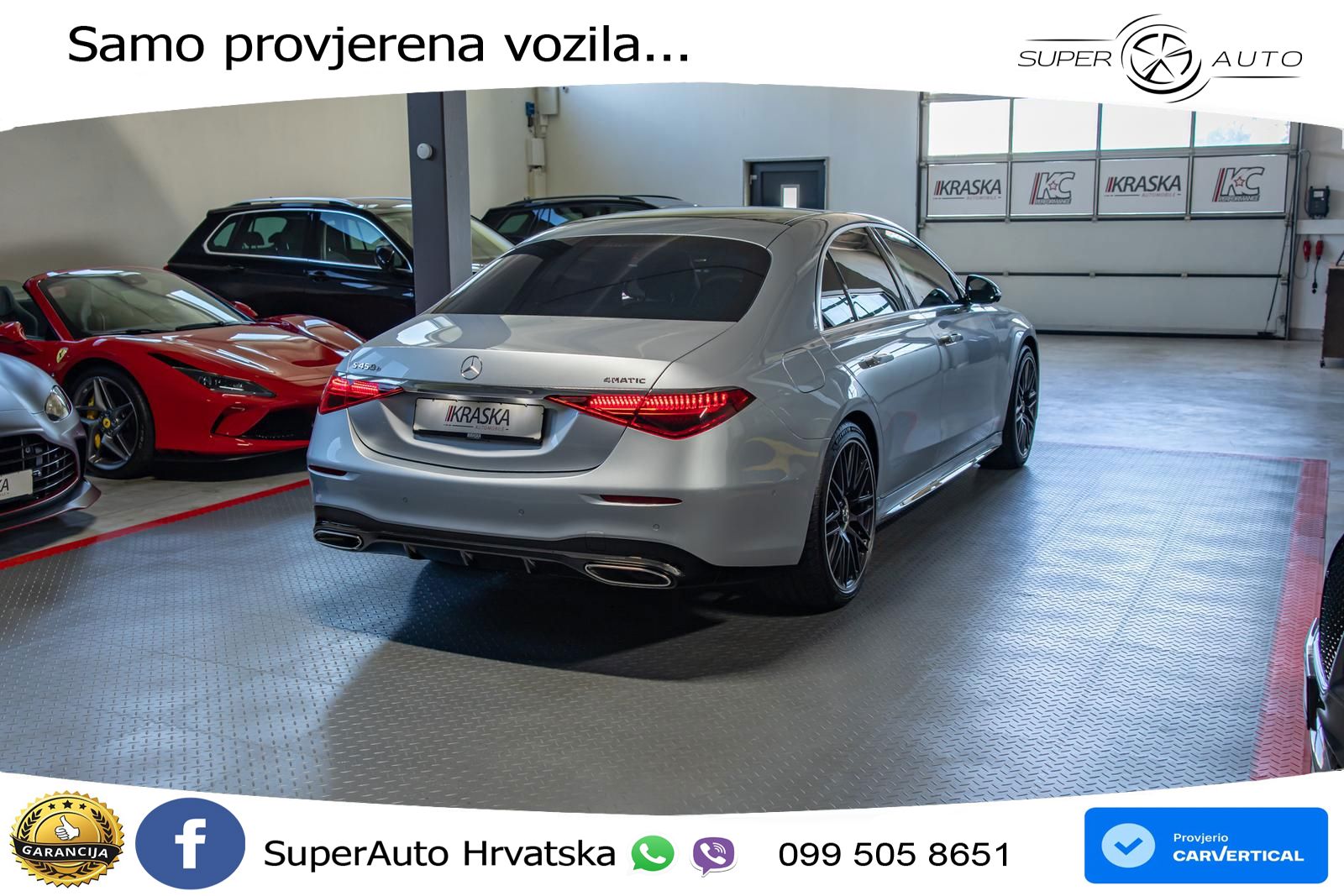 Mercedes S 450e (408 KS) 9G-TRONIC AMG LED+GR SJED+ACC