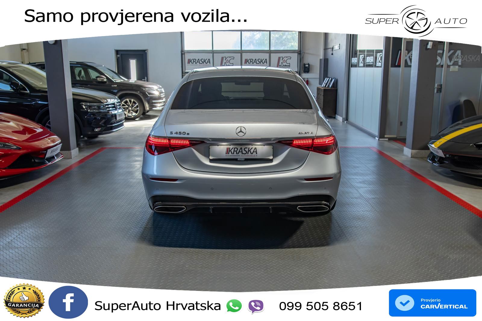 Mercedes S 450e (408 KS) 9G-TRONIC AMG LED+GR SJED+ACC