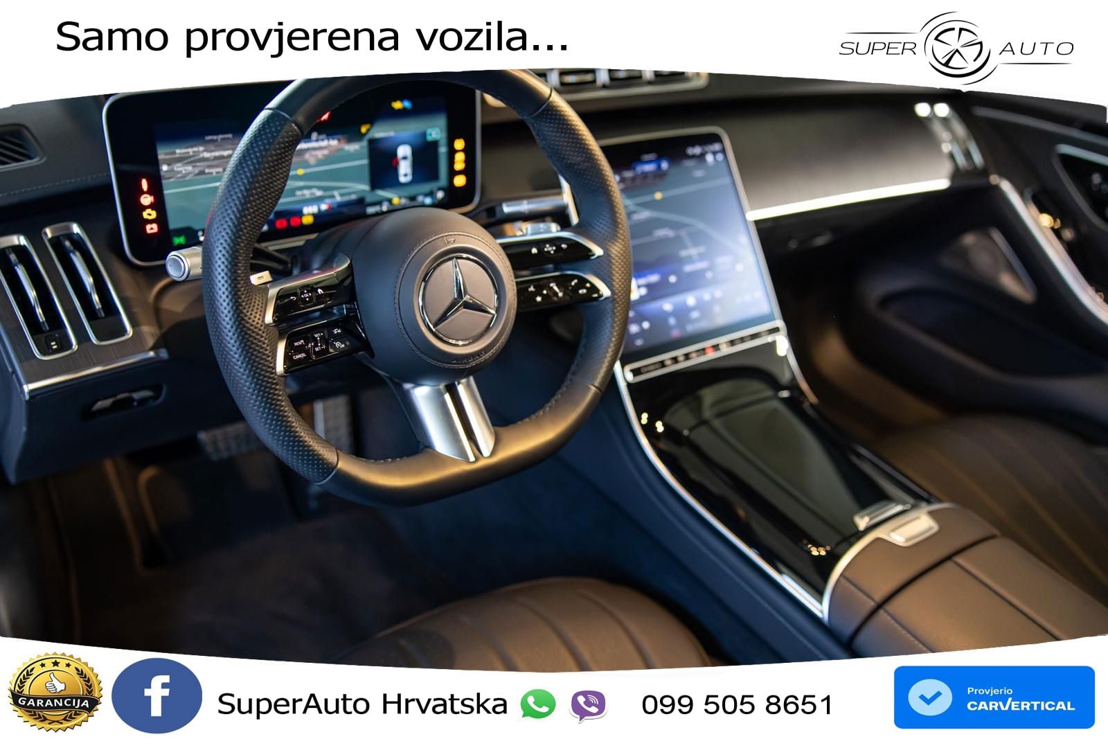 Mercedes S 450e (408 KS) 9G-TRONIC AMG LED+GR SJED+ACC