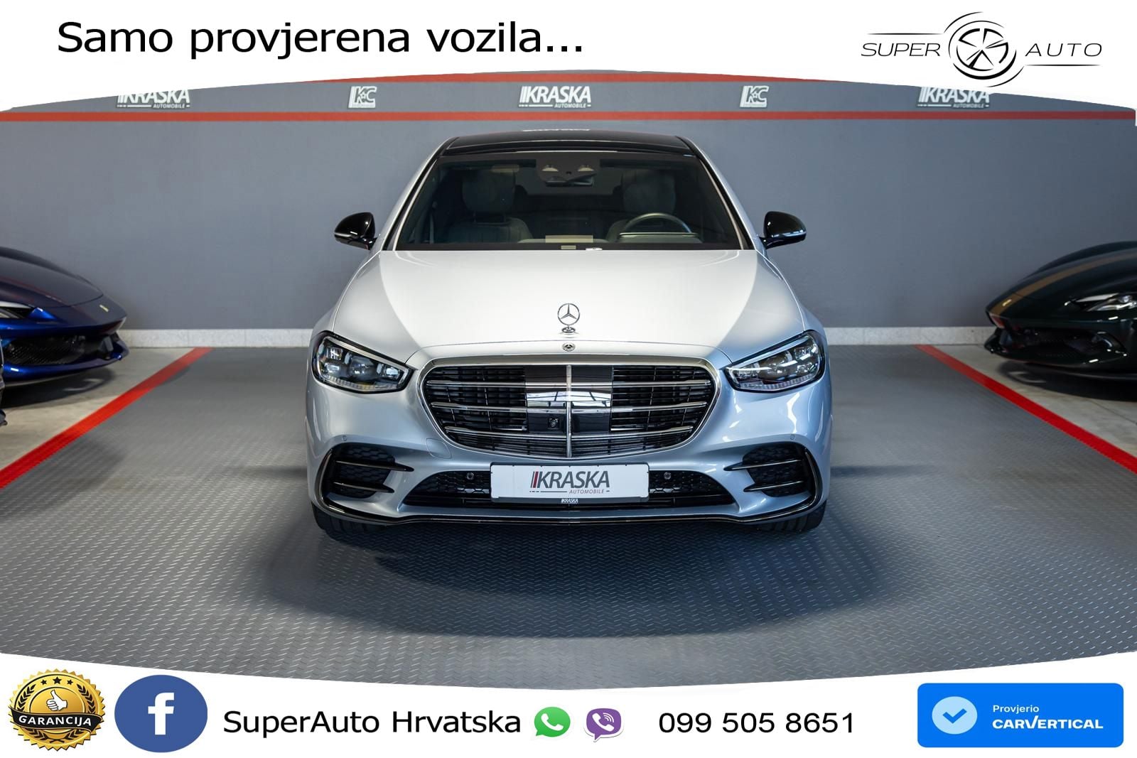 Mercedes S 450e (408 KS) 9G-TRONIC AMG LED+GR SJED+ACC