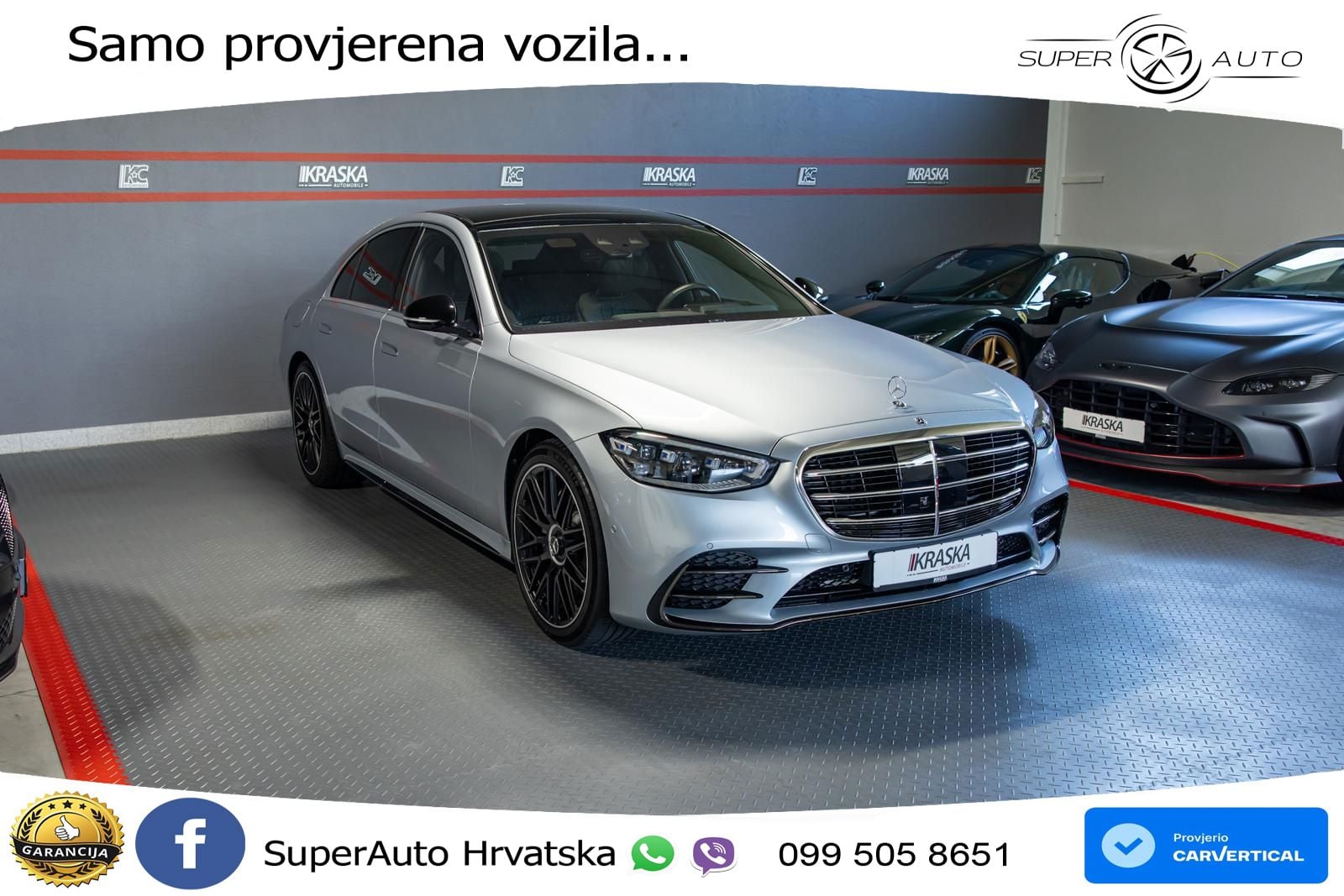 Mercedes S 450e (408 KS) 9G-TRONIC AMG LED+GR SJED+ACC