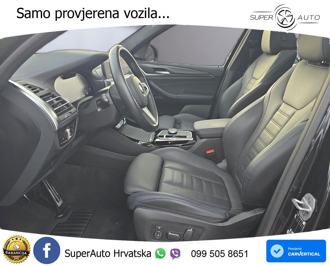 BMW iX3 80 kWh (286 KS) M Sport LED+GR SJED+ACC