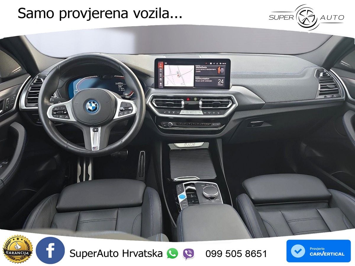 BMW iX3 80 kWh (286 KS) M Sport LED+GR SJED+ACC