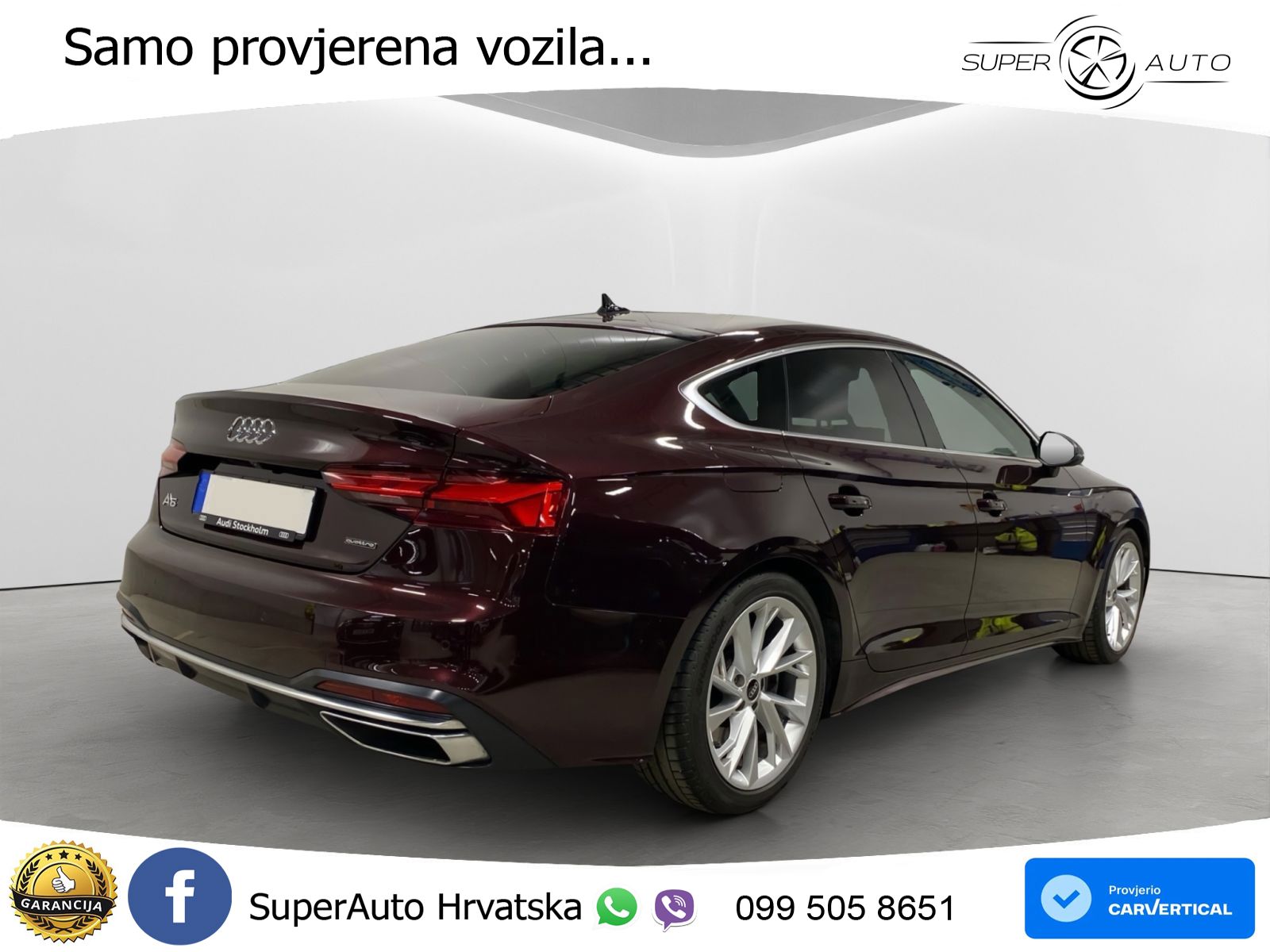 Audi A5 Sportback 45 TFSI (265 KS) quattro S tronic advanced MATRIX+GR SJED+KAM