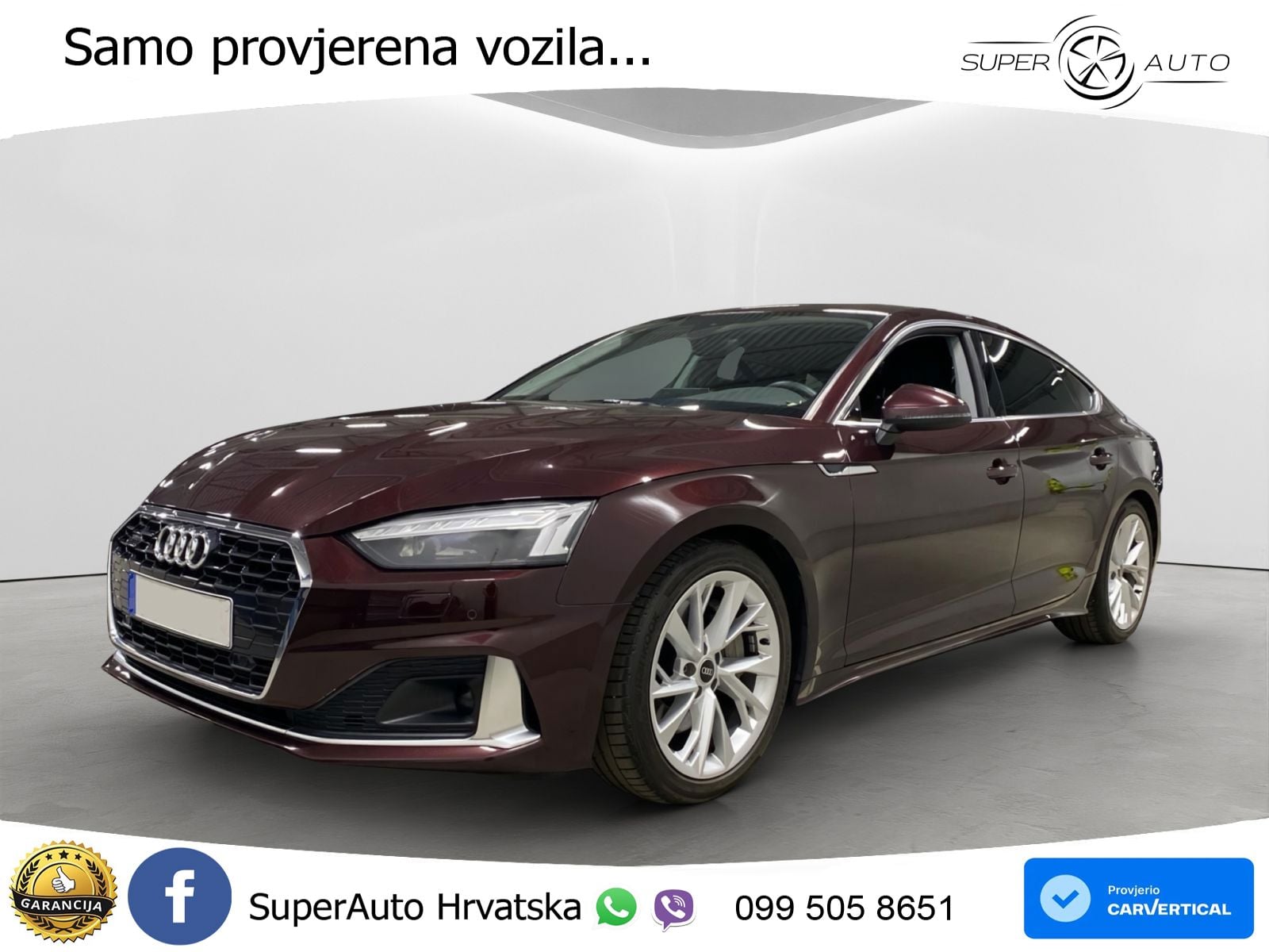 Audi A5 Sportback 45 TFSI (265 KS) quattro S tronic advanced MATRIX+GR SJED+KAM