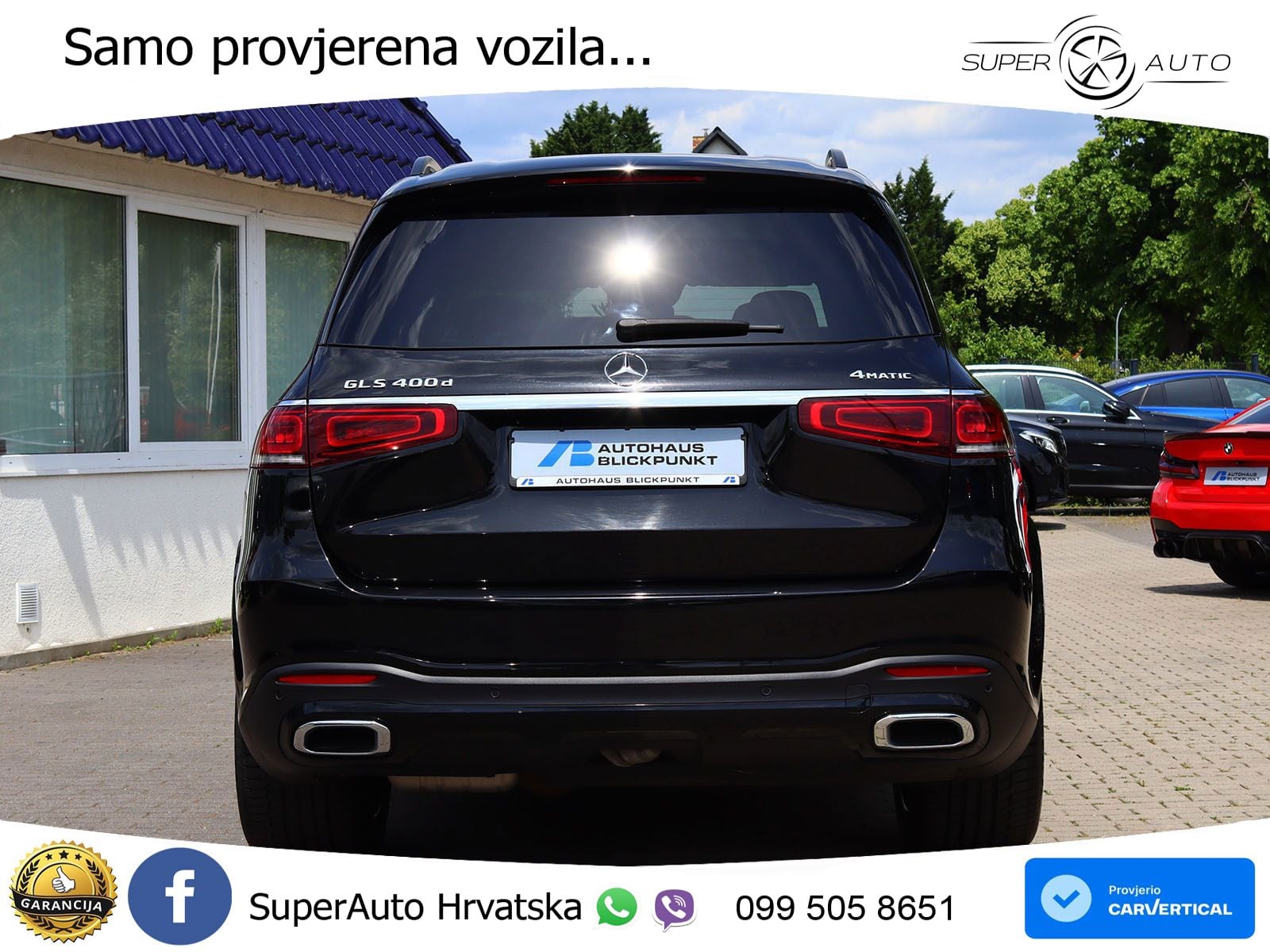 Mercedes-Benz GLS GLS 400d 4MATIC G-TRONIC AMG ZRAČNI+ACC+GR SJED+KAM+PANO