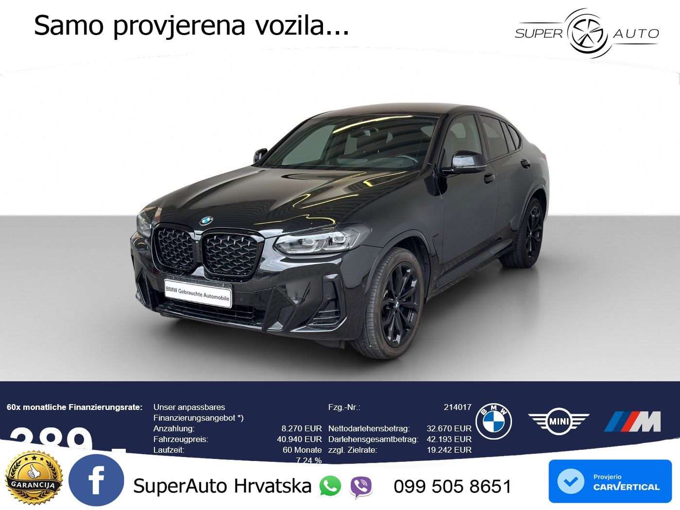 BMW X4 20d (190 KS) xDrive Steptronic M Sport