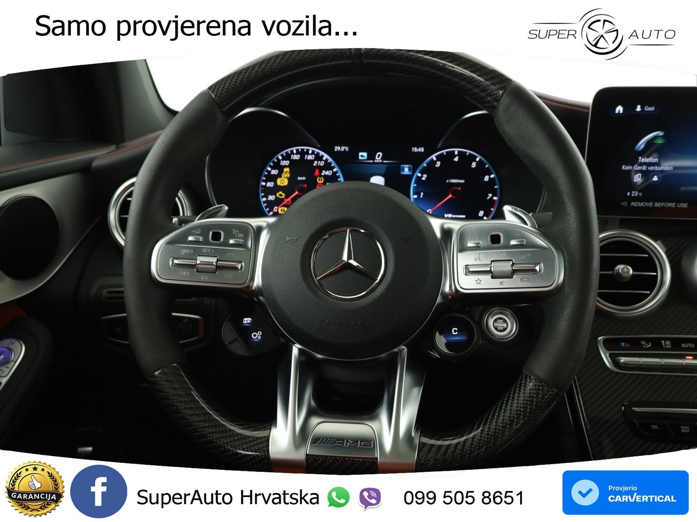 Mercedes AMG GLC 63 S V8 (510 KS) 4MATIC+ MCT ACC+HEAD+4xGR SJED+360+PANO