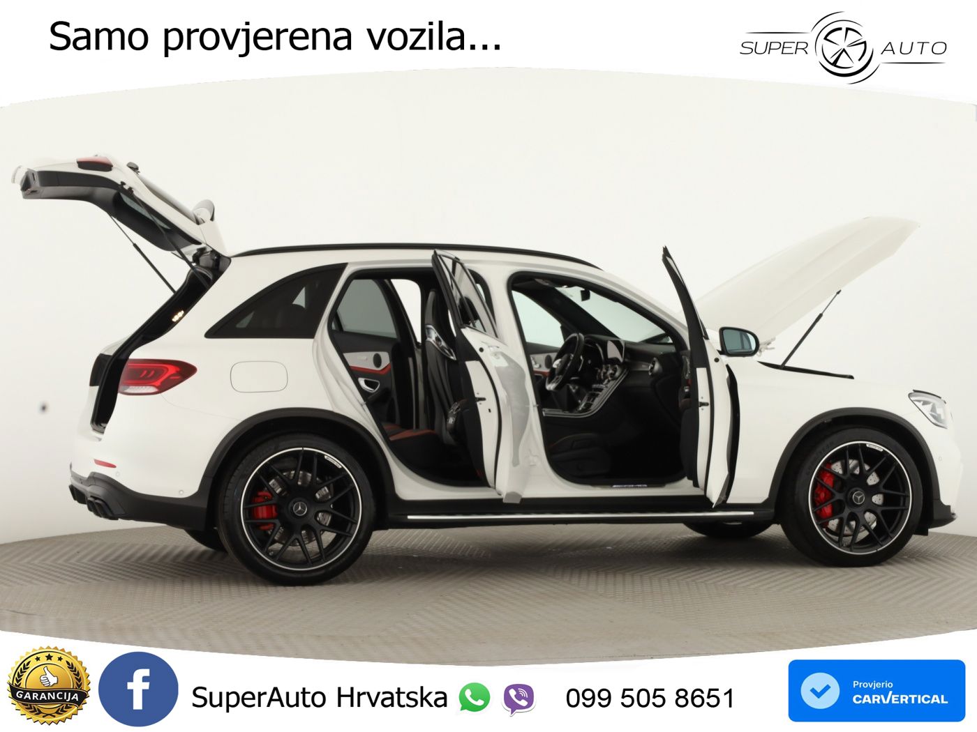 Mercedes AMG GLC 63 S V8 (510 KS) 4MATIC+ MCT ACC+HEAD+4xGR SJED+360+PANO