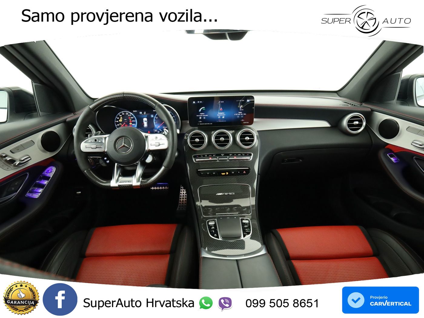 Mercedes AMG GLC 63 S V8 (510 KS) 4MATIC+ MCT ACC+HEAD+4xGR SJED+360+PANO
