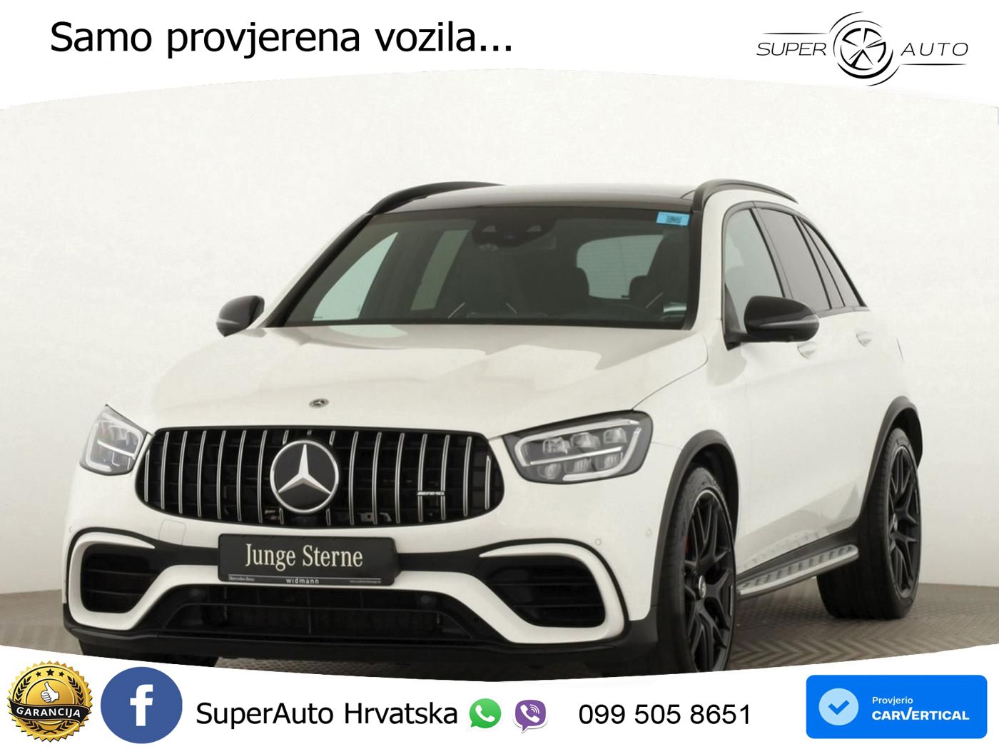 Mercedes AMG GLC 63 S V8 (510 KS) 4MATIC+ MCT ACC+HEAD+4xGR SJED+360+PANO