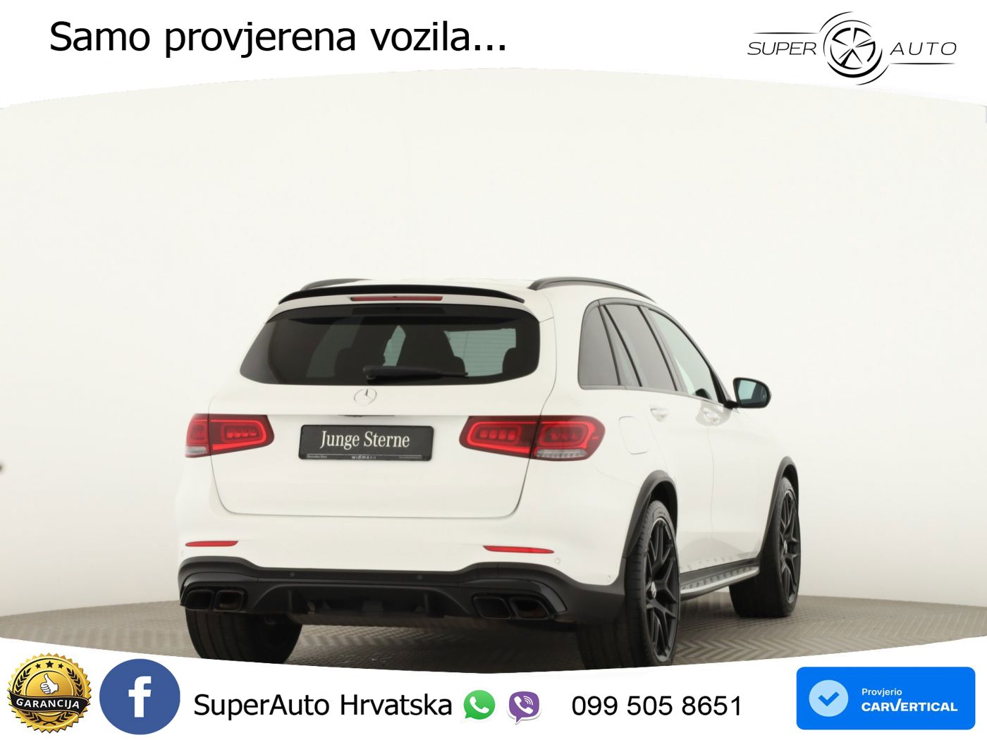 Mercedes AMG GLC 63 S V8 (510 KS) 4MATIC+ MCT ACC+HEAD+4xGR SJED+360+PANO