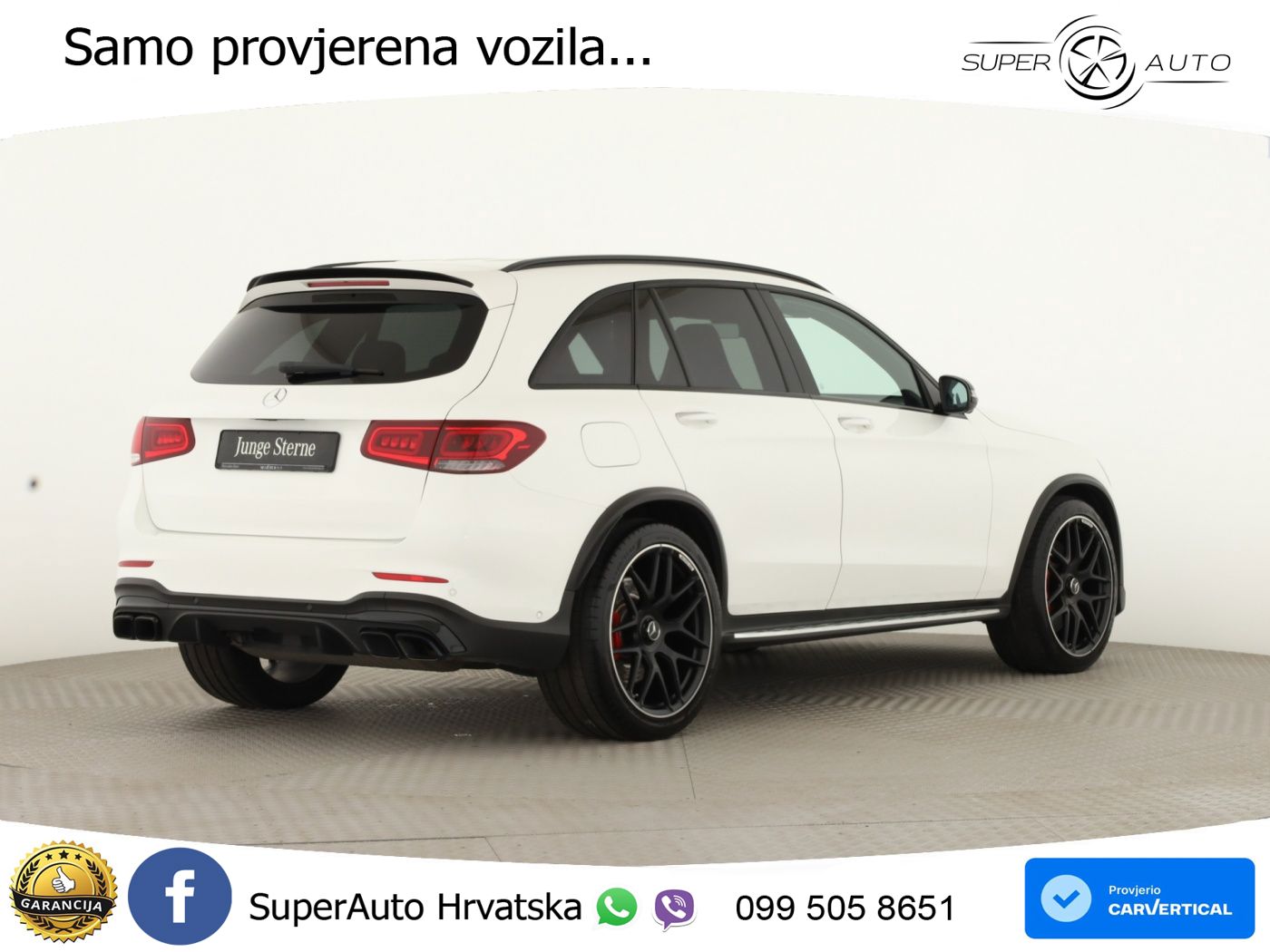 Mercedes AMG GLC 63 S V8 (510 KS) 4MATIC+ MCT ACC+HEAD+4xGR SJED+360+PANO