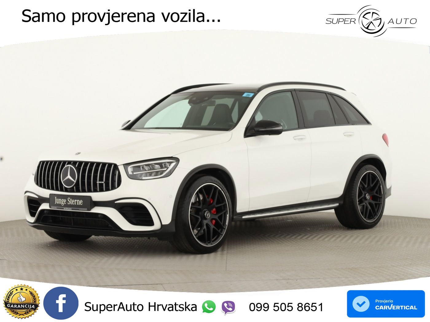 Mercedes AMG GLC 63 S V8 (510 KS) 4MATIC+ MCT ACC+HEAD+4xGR SJED+360+PANO