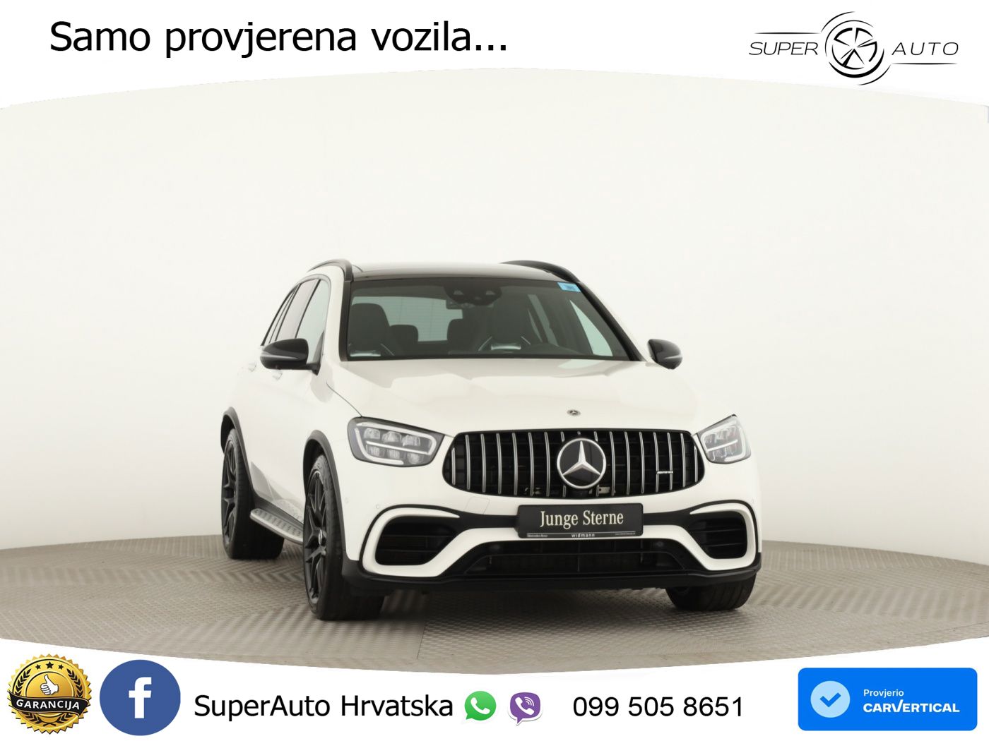 Mercedes AMG GLC 63 S V8 (510 KS) 4MATIC+ MCT ACC+HEAD+4xGR SJED+360+PANO