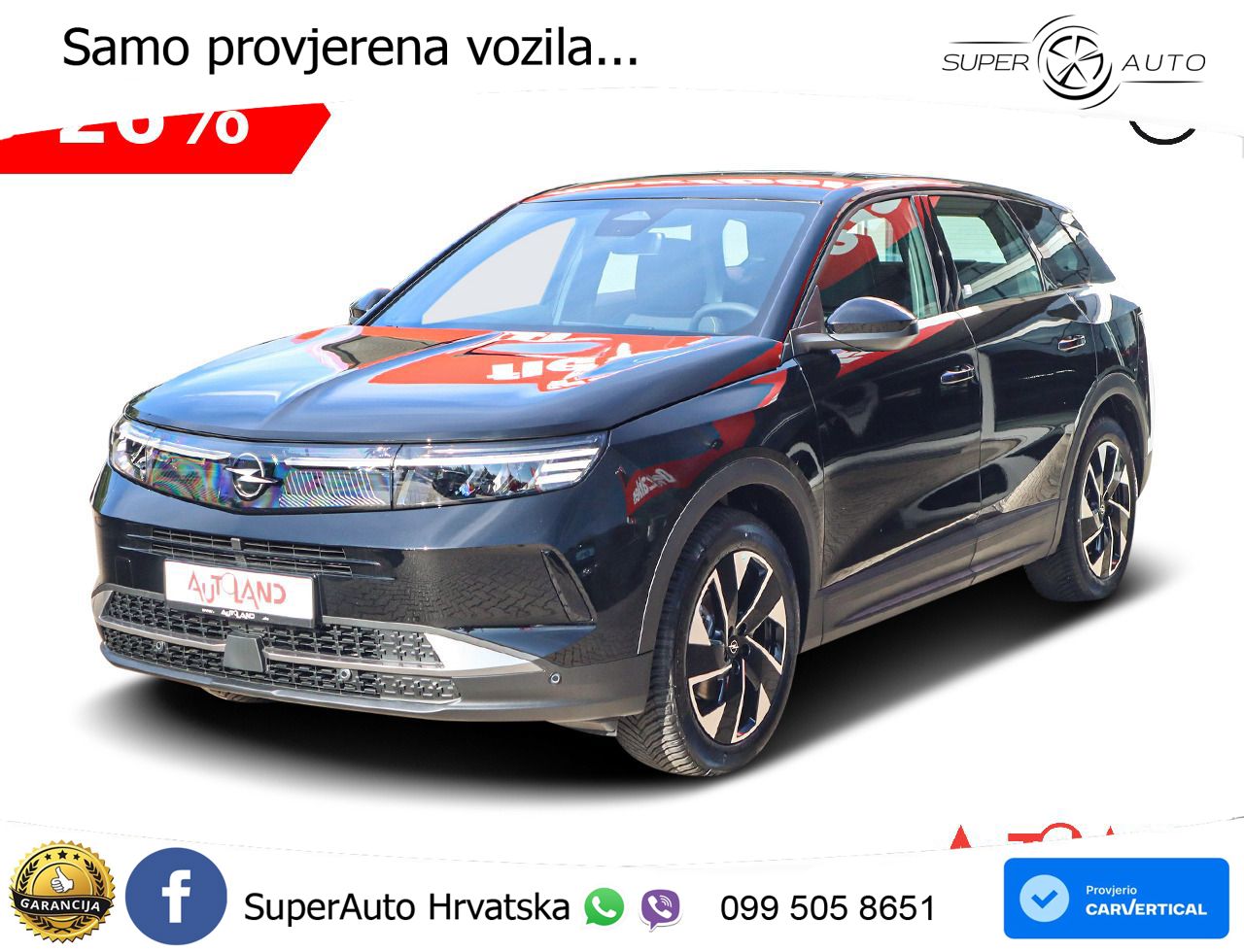 Opel Grandland 1.2 Turbo (145 KS) Hybrid eDCT LED+GR SJED+ACC