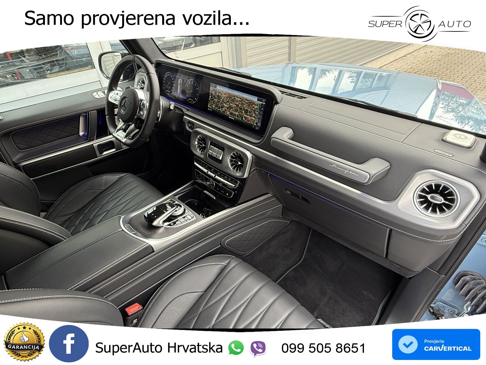 Mercedes AMG G 63 Long V8 (585 KS) 4MATIC 9G-TRONIC AMG SPEEDSHIFT TCT Superior LED+GR SJED+ACC