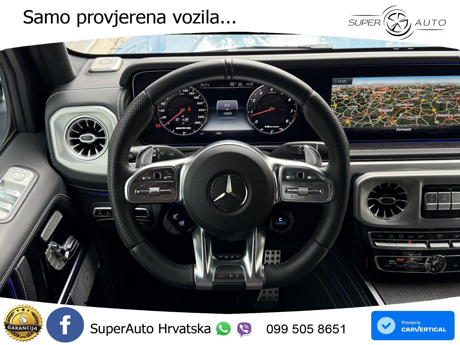 Mercedes AMG G 63 Long V8 (585 KS) 4MATIC 9G-TRONIC AMG SPEEDSHIFT TCT Superior LED+GR SJED+ACC