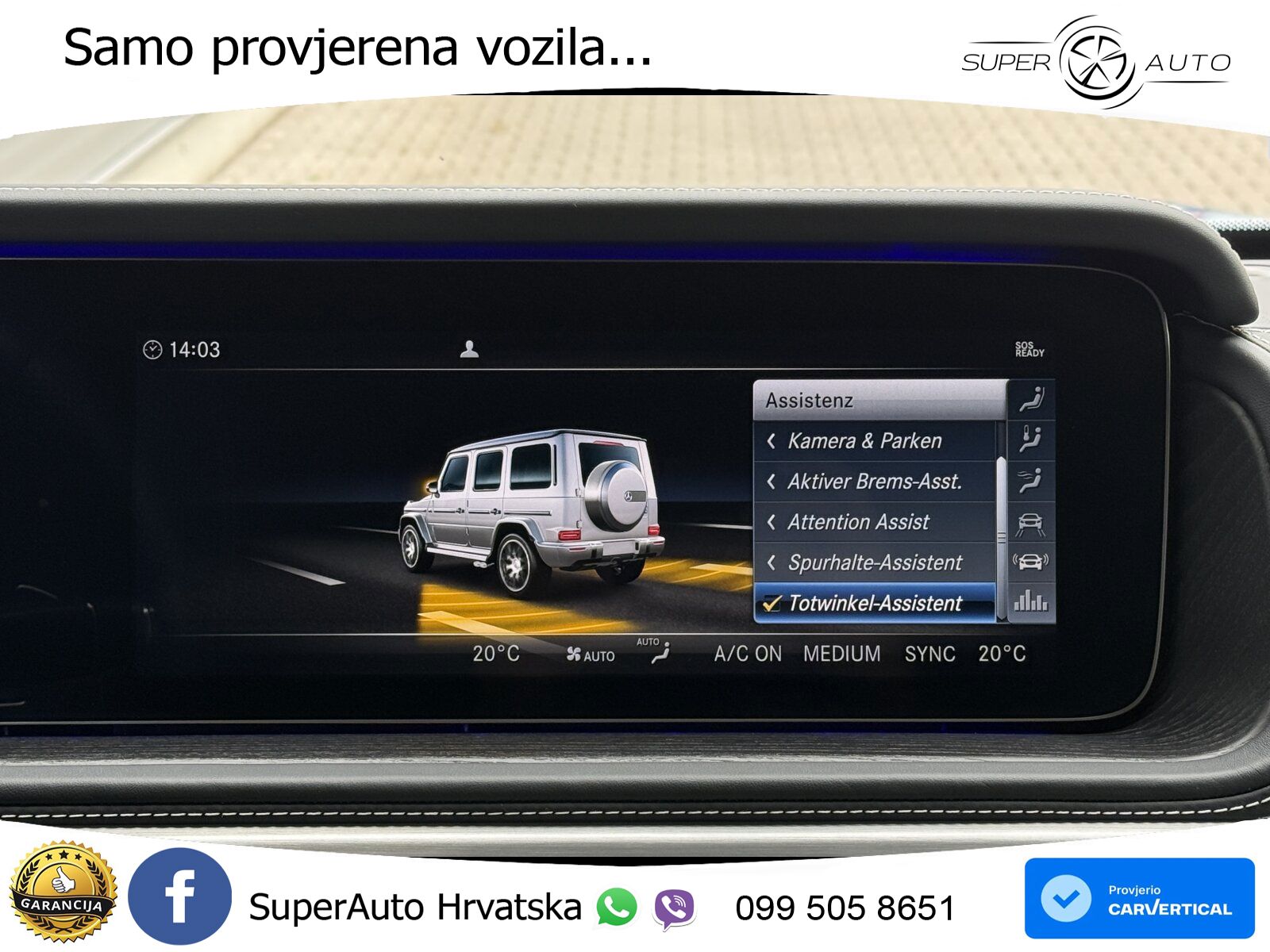 Mercedes AMG G 63 Long V8 (585 KS) 4MATIC 9G-TRONIC AMG SPEEDSHIFT TCT Superior LED+GR SJED+ACC