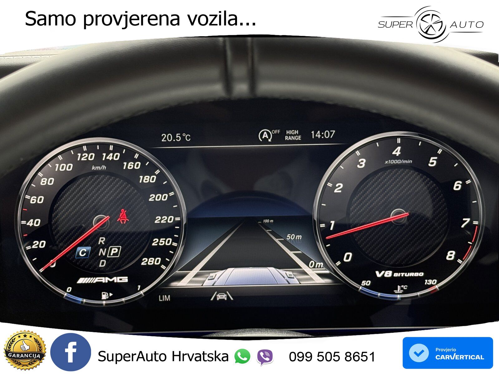 Mercedes AMG G 63 Long V8 (585 KS) 4MATIC 9G-TRONIC AMG SPEEDSHIFT TCT Superior LED+GR SJED+ACC