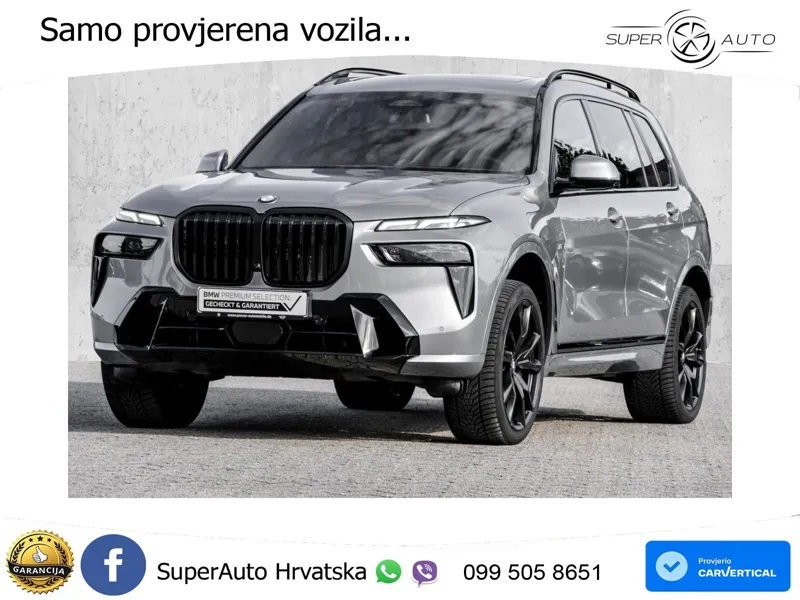 BMW X7 40d (352 KS) xDrive Steptronic M Sport ZRAČNI+ACC+GR SJED+KAM+PANO
