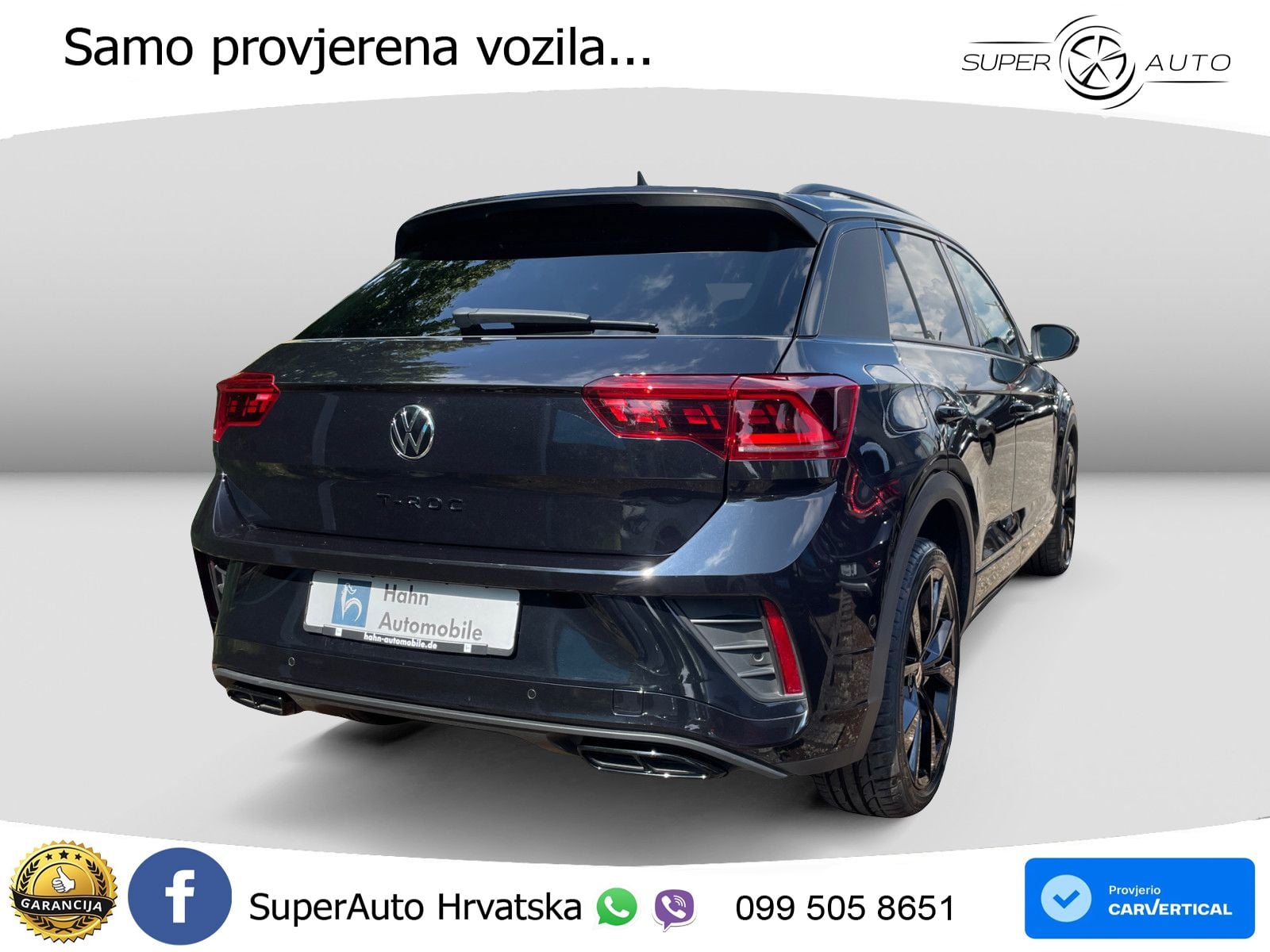 Volkswagen T-Roc 1.5 TSI (150 KS) DSG R-Line LED+GR SJED+ACC