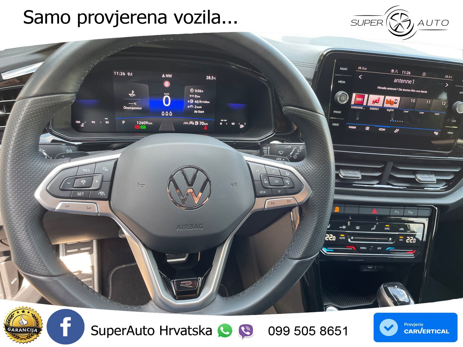 Volkswagen T-Roc 1.5 TSI (150 KS) DSG R-Line LED+GR SJED+ACC