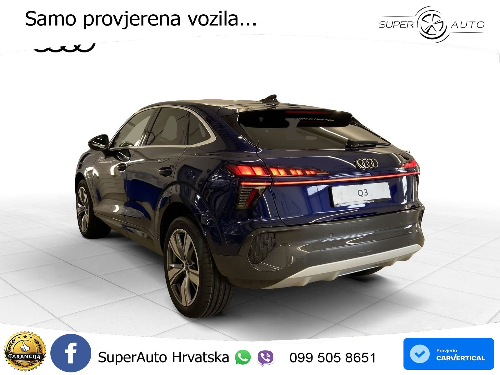 Audi Q3 Sportback 1.5 TFSI (150 KS) S tronic LED+GR SJED+ACC