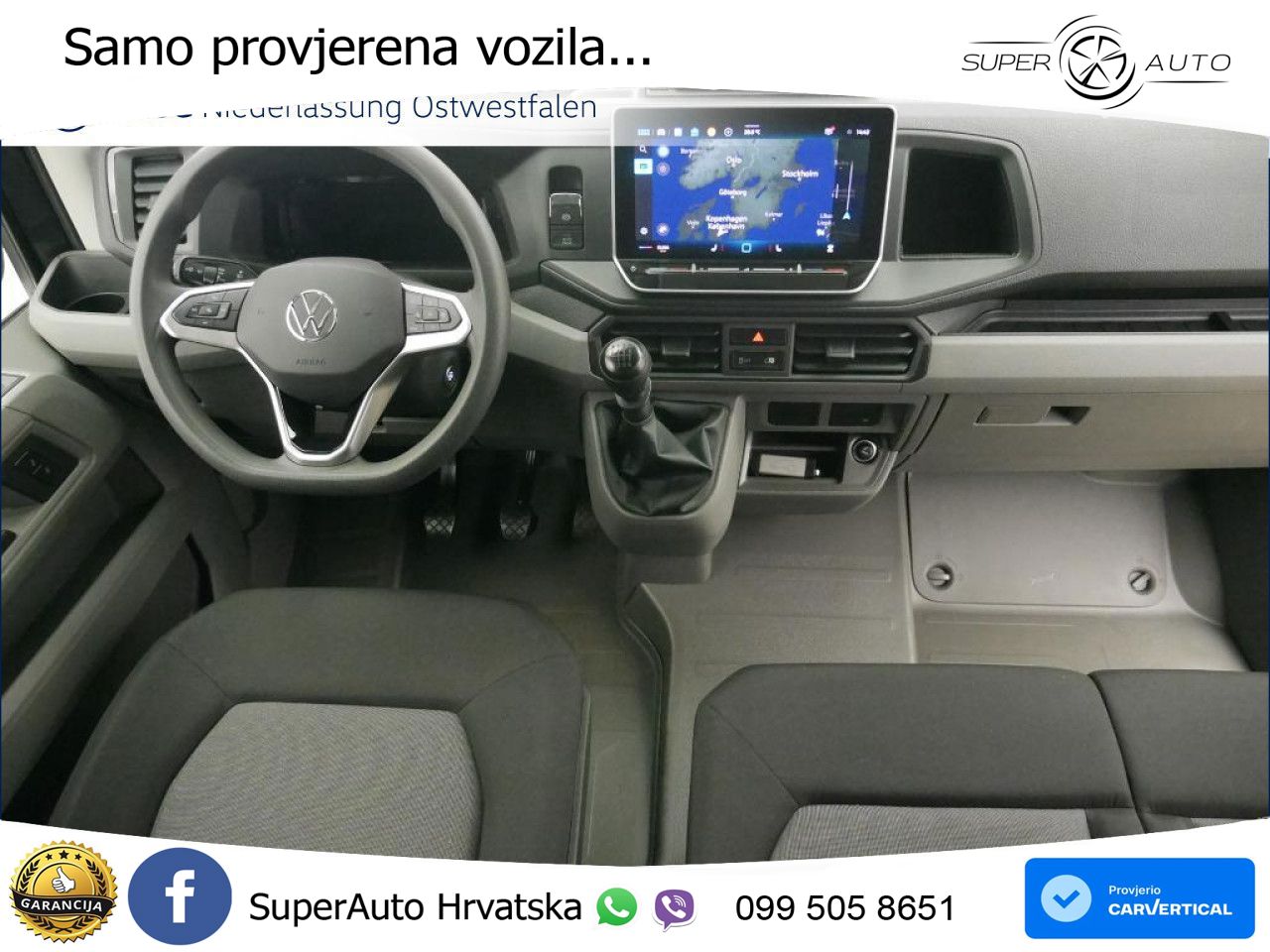 Volkswagen Crafter Kasten lang AHK Navi Rückfahrkamera ZV 177 KS