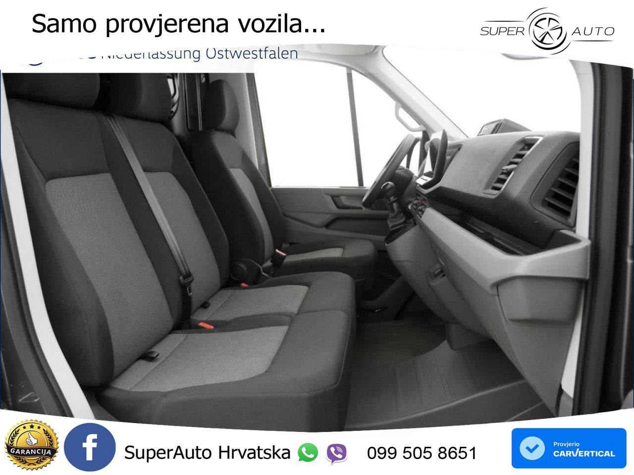 Volkswagen Crafter Kasten lang AHK Navi Rückfahrkamera ZV 177 KS