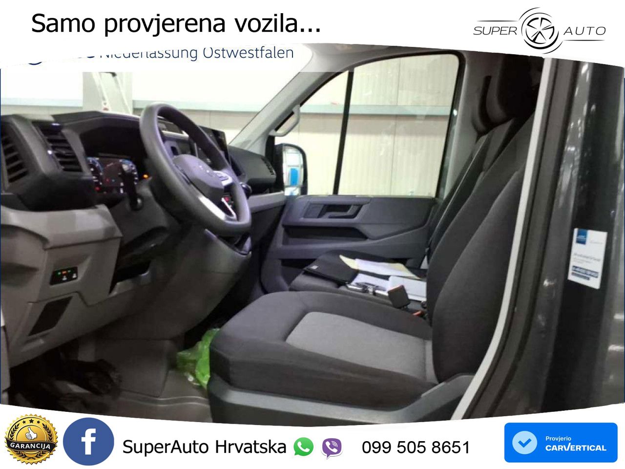 Volkswagen Crafter Kasten lang AHK Navi Rückfahrkamera ZV 177 KS