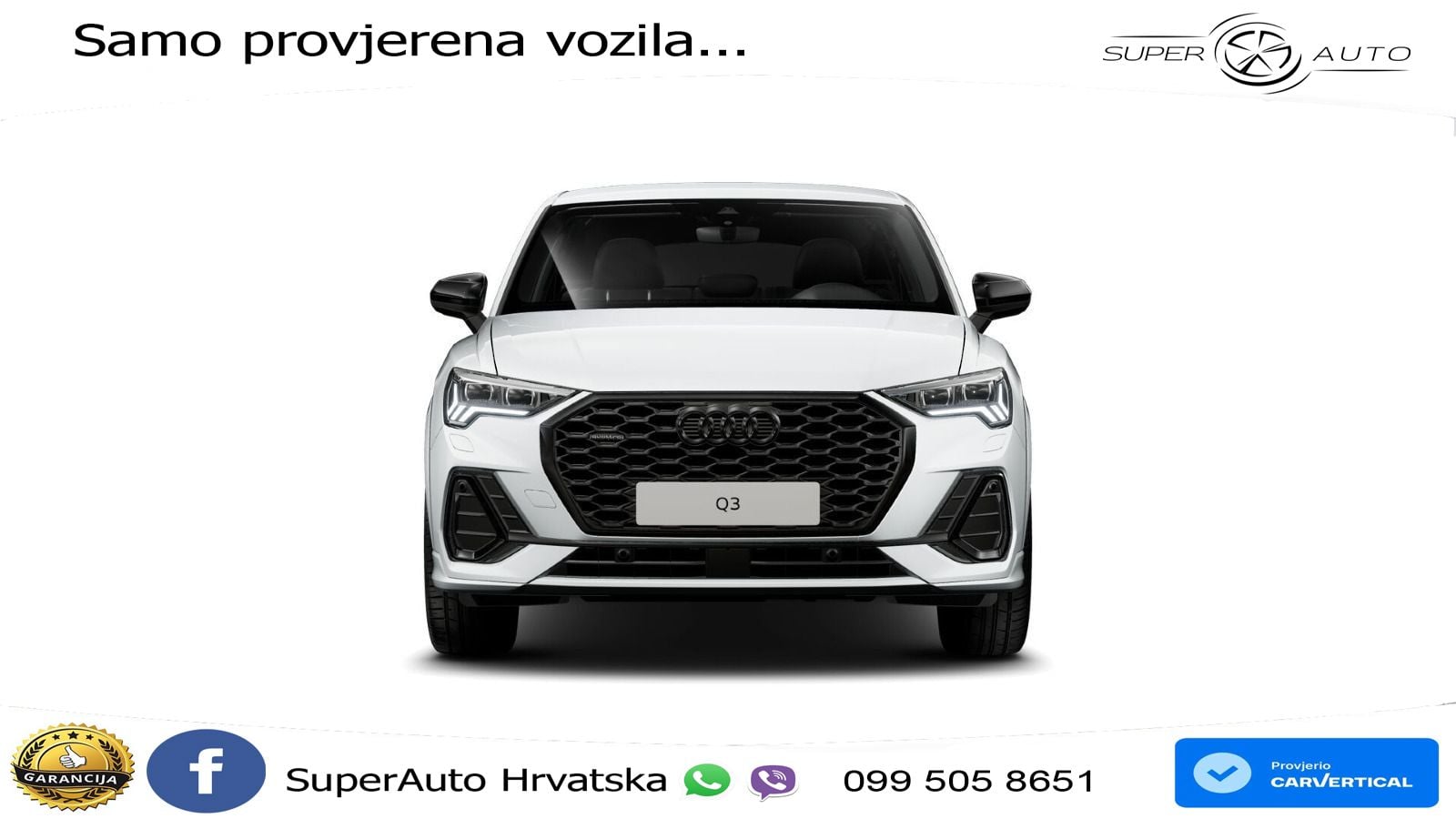 Audi Q3 Sportback 45 TFSI (245 KS) quattro S tronic S line MATRIX+GR SJED+KAM
