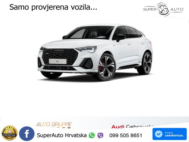 Audi Q3 Sportback 45 TFSI (245 KS) quattro S tronic S line MATRIX+GR SJED+KAM