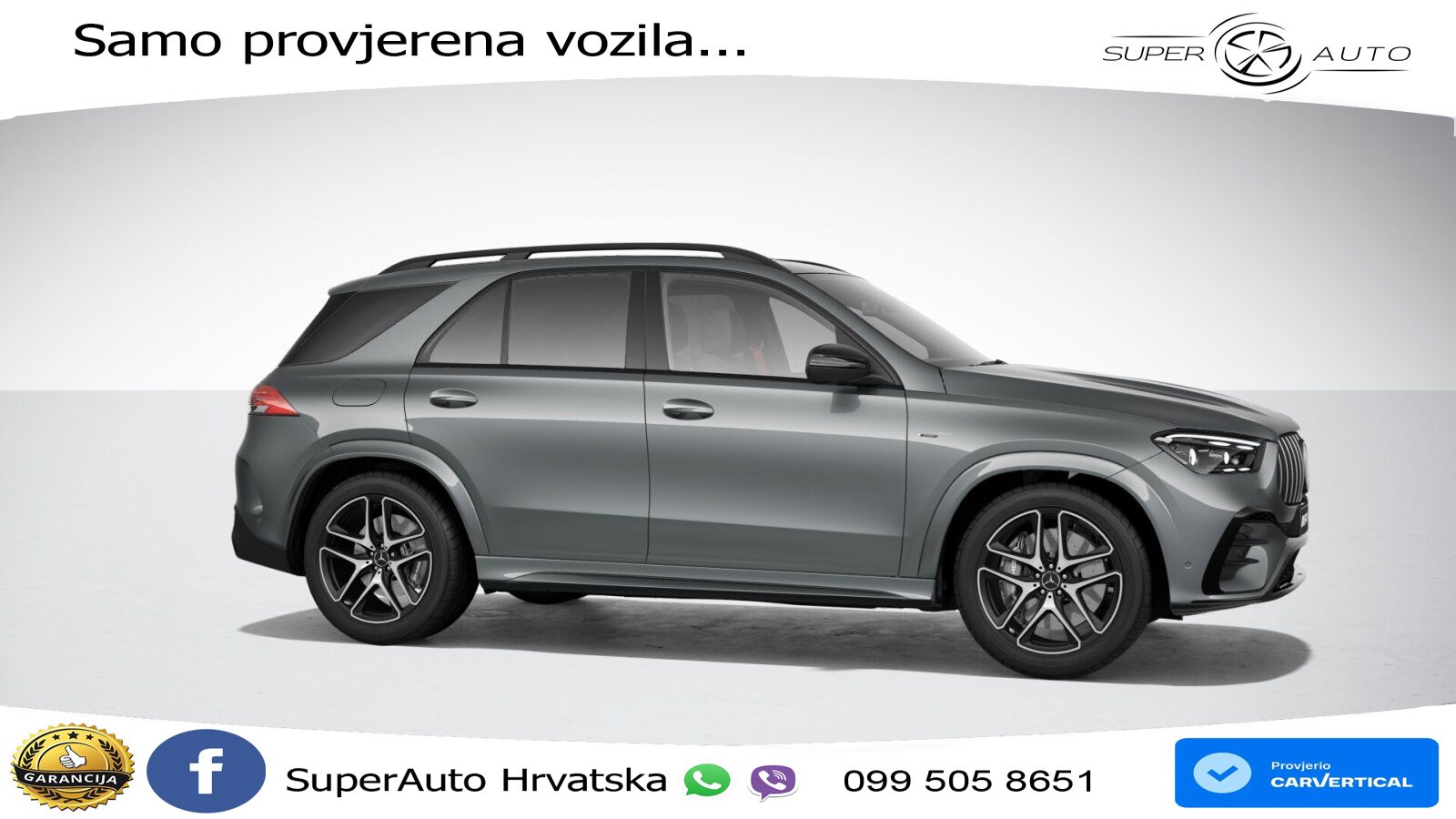 Mercedes AMG GLE 53 (544 KS) Hybrid 4MATIC+ 9G-TRONIC ACC+GR SJED+360+PANO