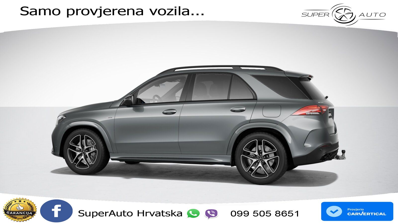 Mercedes AMG GLE 53 (544 KS) Hybrid 4MATIC+ 9G-TRONIC ACC+GR SJED+360+PANO