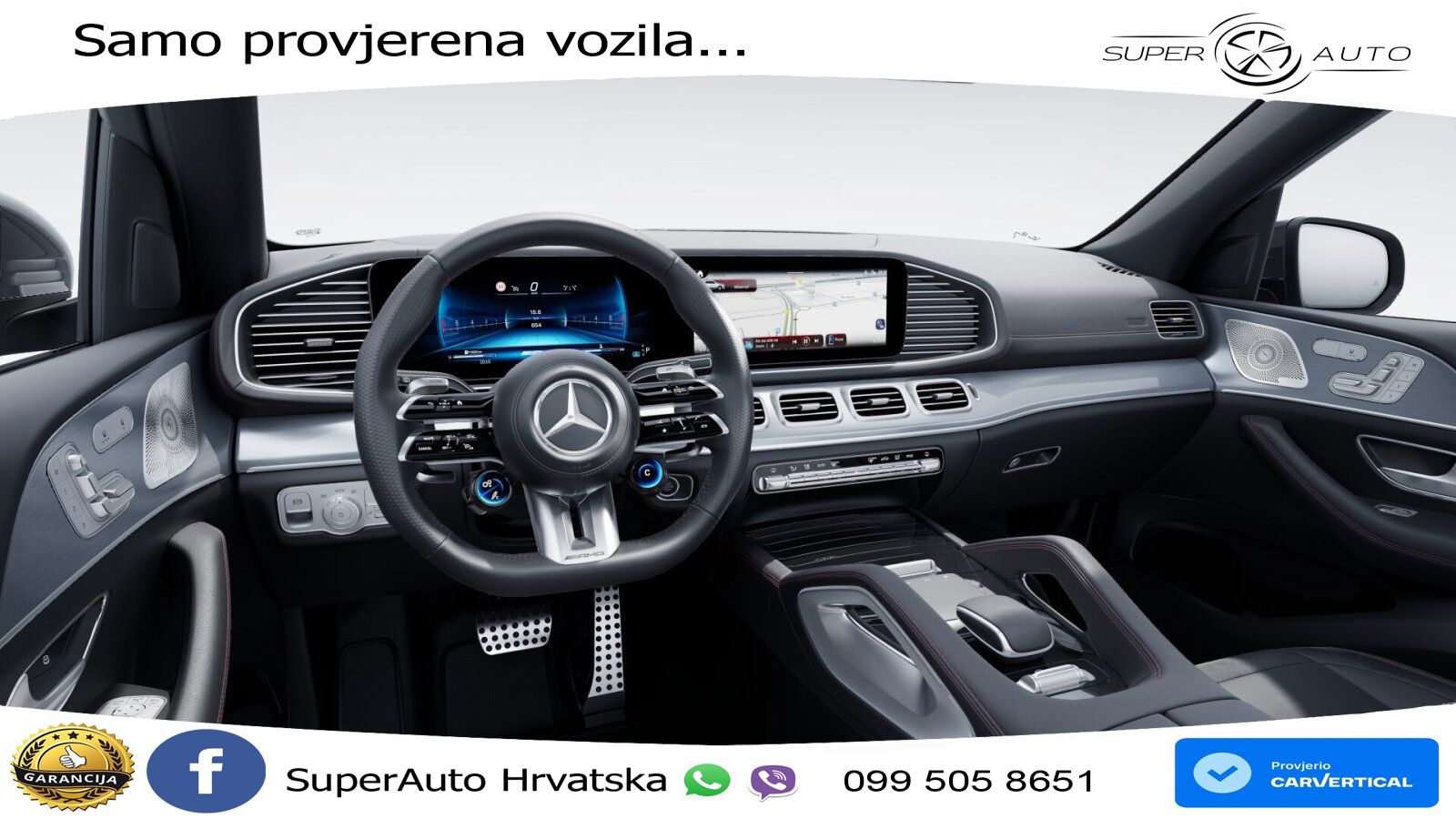 Mercedes AMG GLE 53 (544 KS) Hybrid 4MATIC+ 9G-TRONIC ACC+GR SJED+360+PANO