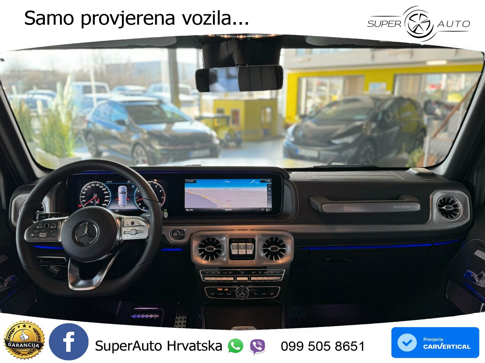 Mercedes G 500 Long V8 (422 KS) 4MATIC 9G-TRONIC LED+GR SJED+ACC