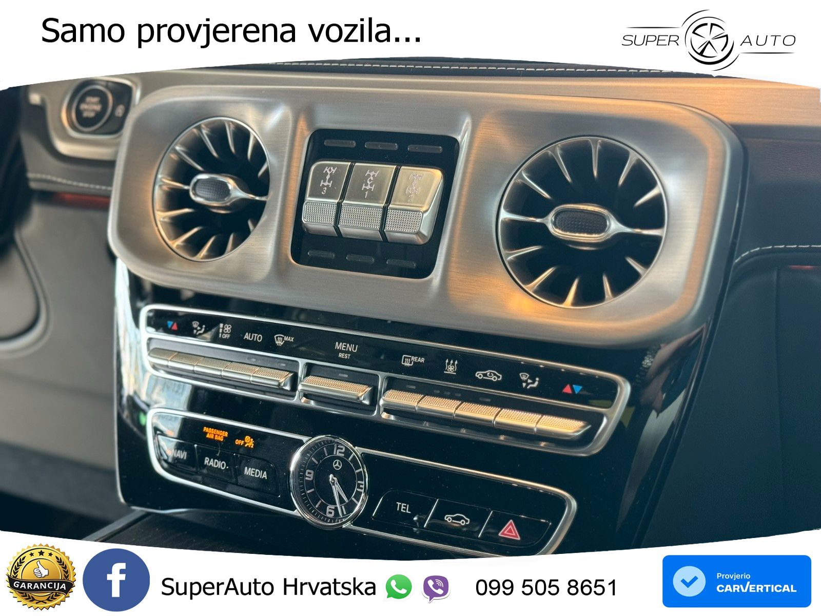 Mercedes G 500 Long V8 (422 KS) 4MATIC 9G-TRONIC LED+GR SJED+ACC