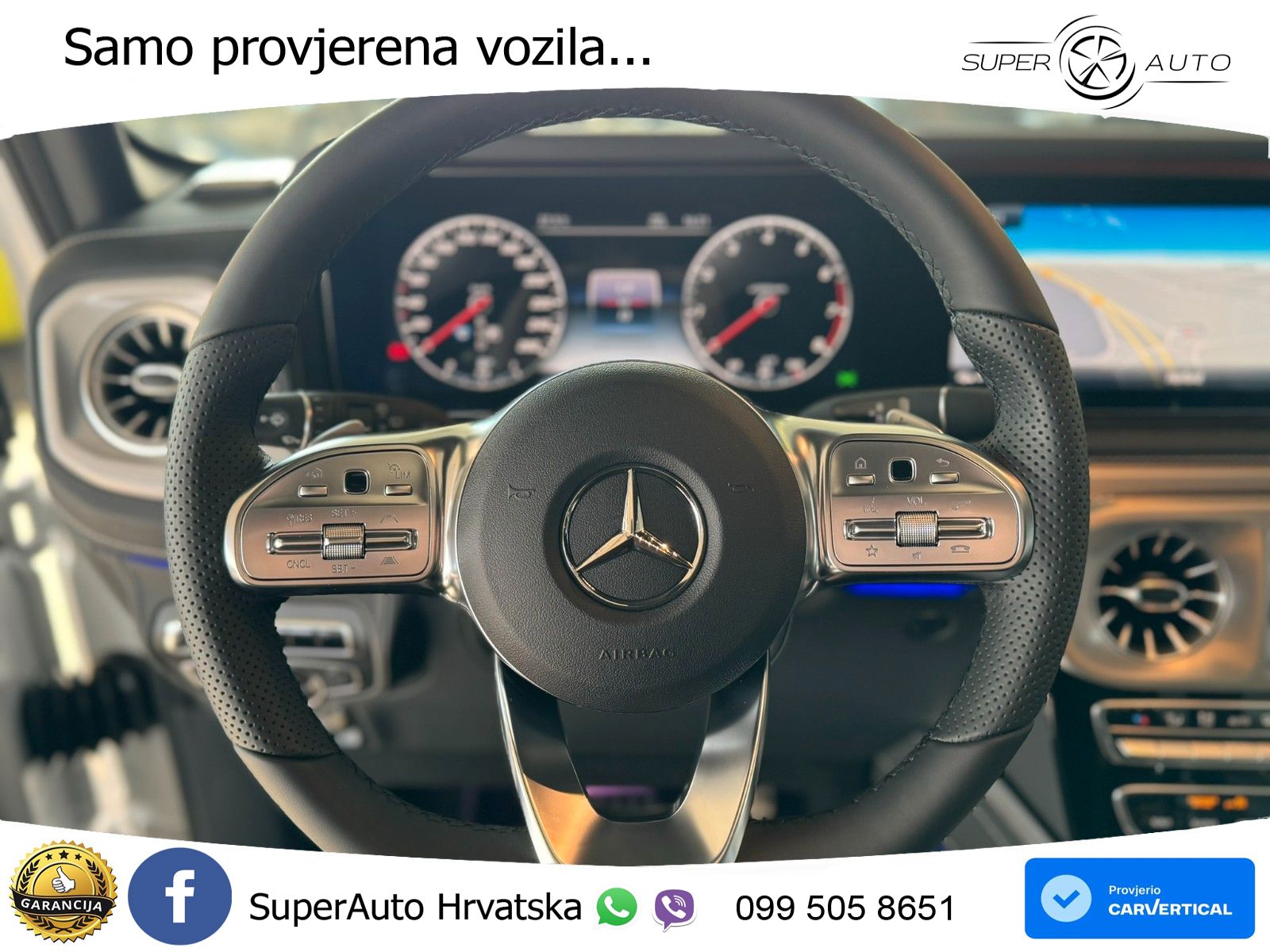 Mercedes G 500 Long V8 (422 KS) 4MATIC 9G-TRONIC LED+GR SJED+ACC