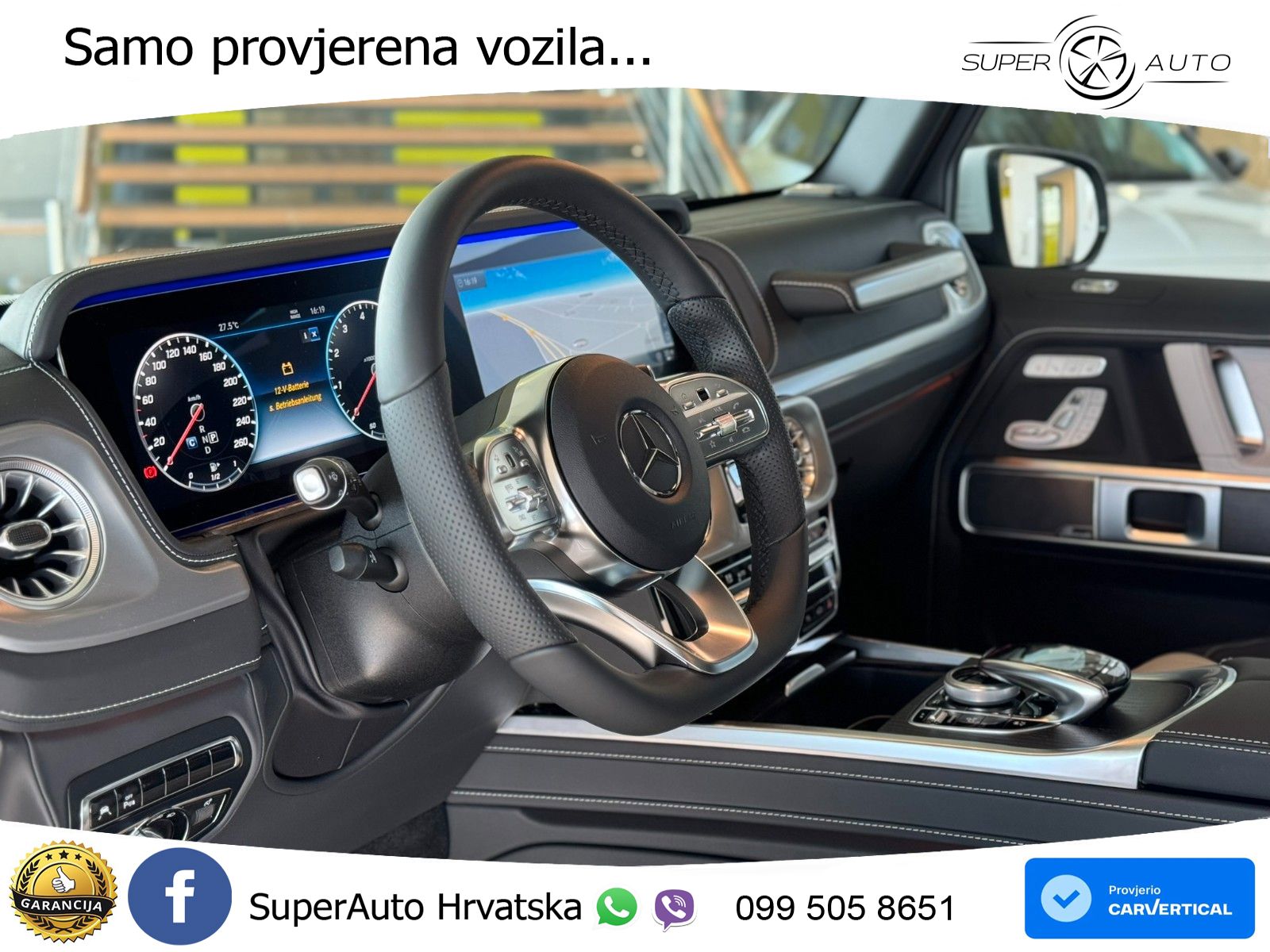 Mercedes G 500 Long V8 (422 KS) 4MATIC 9G-TRONIC LED+GR SJED+ACC