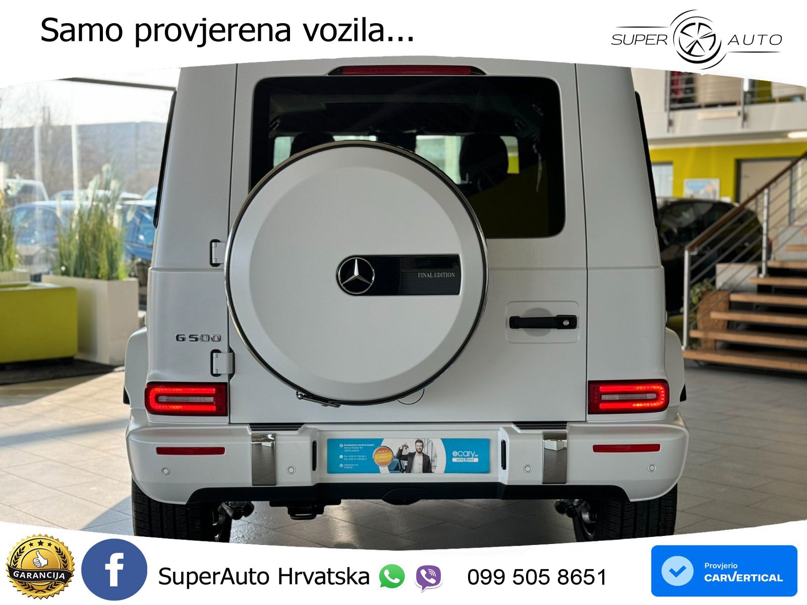 Mercedes G 500 Long V8 (422 KS) 4MATIC 9G-TRONIC LED+GR SJED+ACC